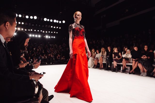 people, crowd, stage, spotlights, fashion, model, gown, dress, photographers, crowd, crowd, crowd, crowd, crowd, stage, stage, stage, stage, stage, gown, gown, dress